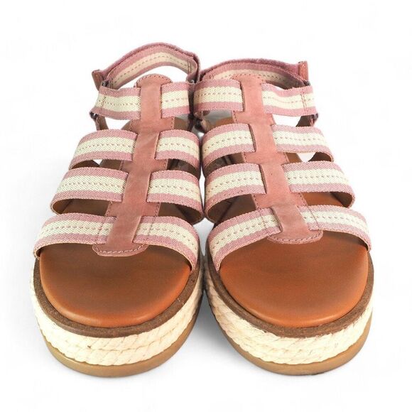 Lucky Brand Emliey Gladiator Strappy Platform Sandals "Antler" Women's 8.5M - Picture 3 of 10